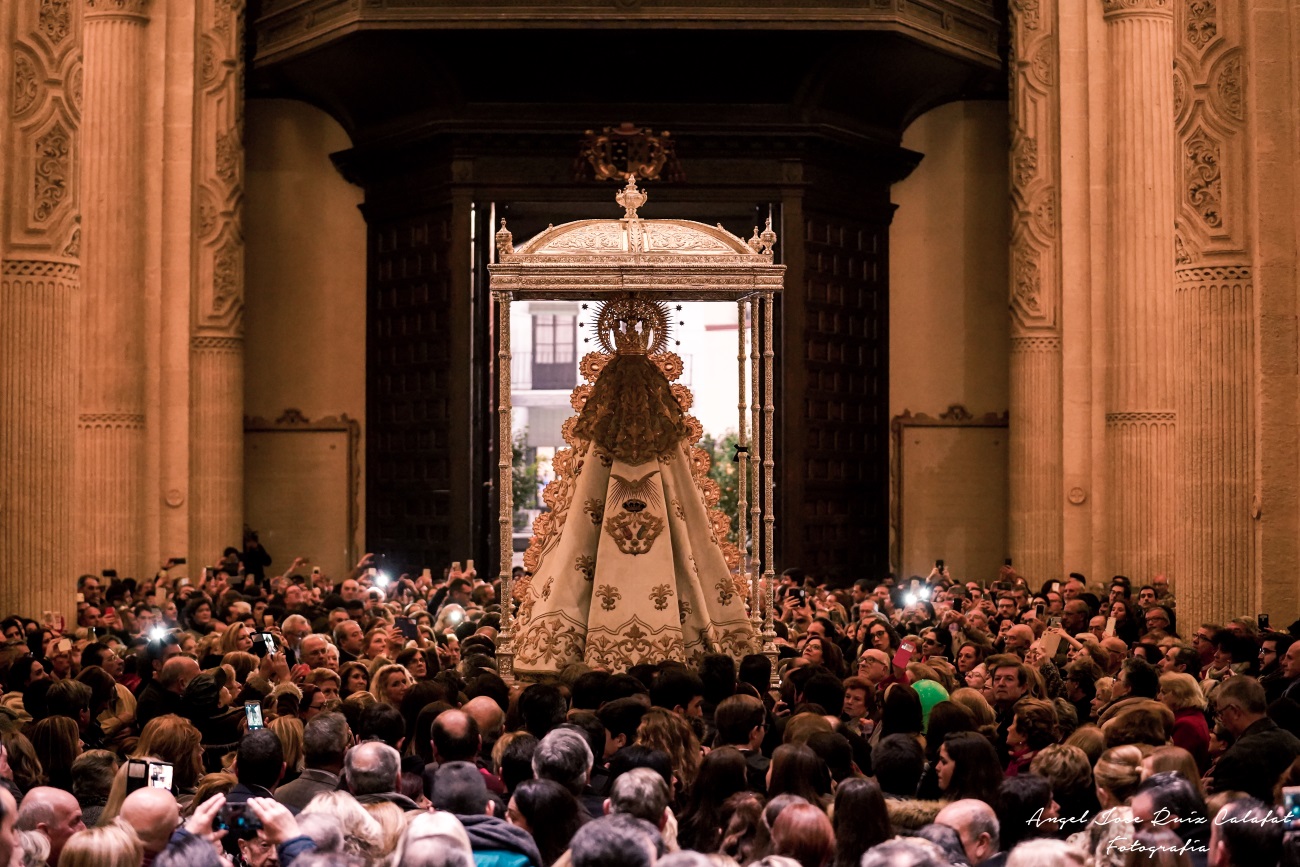 Cultos de diciembre de 2021 de la Hermandad de Sevilla