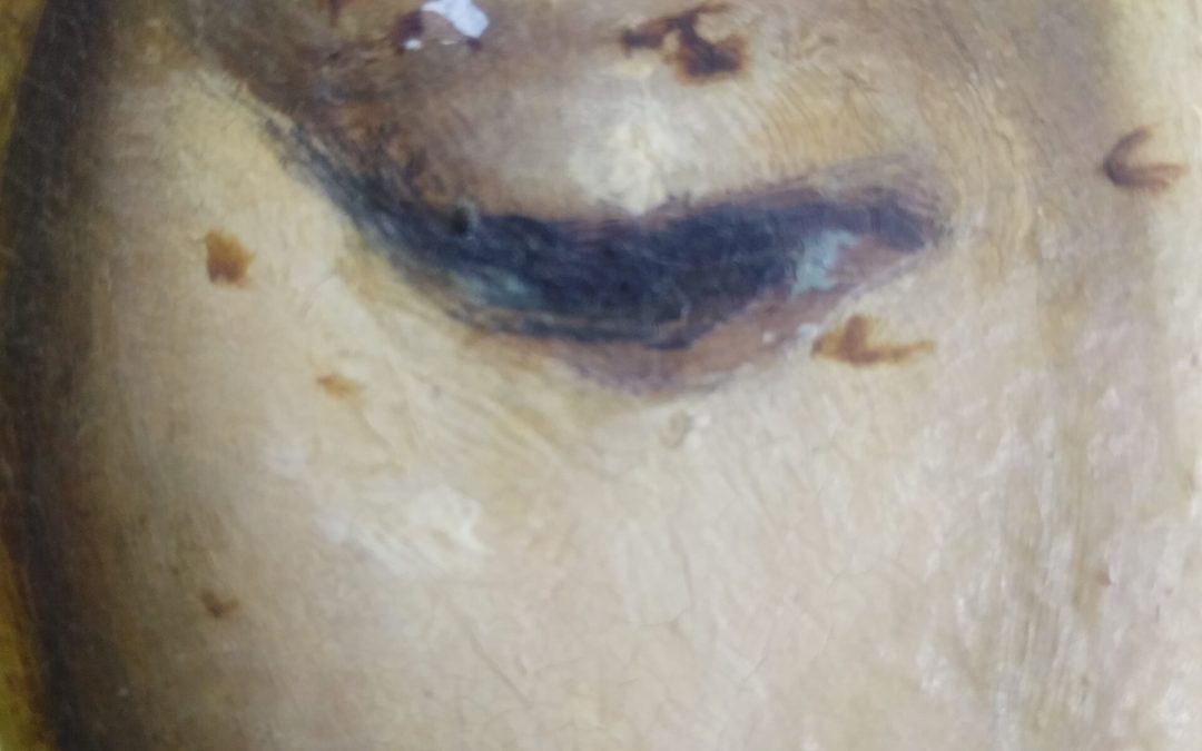 Restaurada la pintura de la Virgen del Rocío, en óleo sobre tabla, de nuestra Hermandad