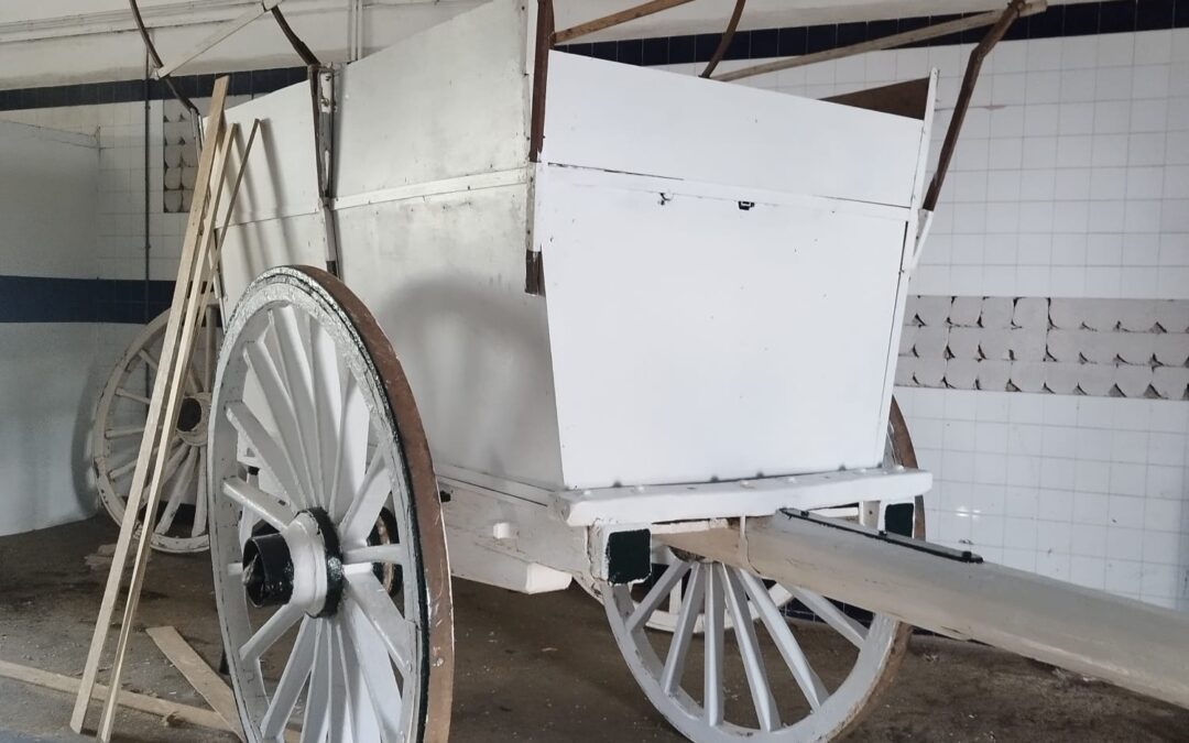 Recuperación del patrimonio: restauradas las carretas de bueyes de la Hermandad